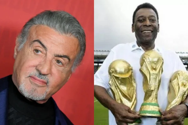 Sylvester Stallone relembra história inusitada com Pelé: "Quebrou meu dedo"