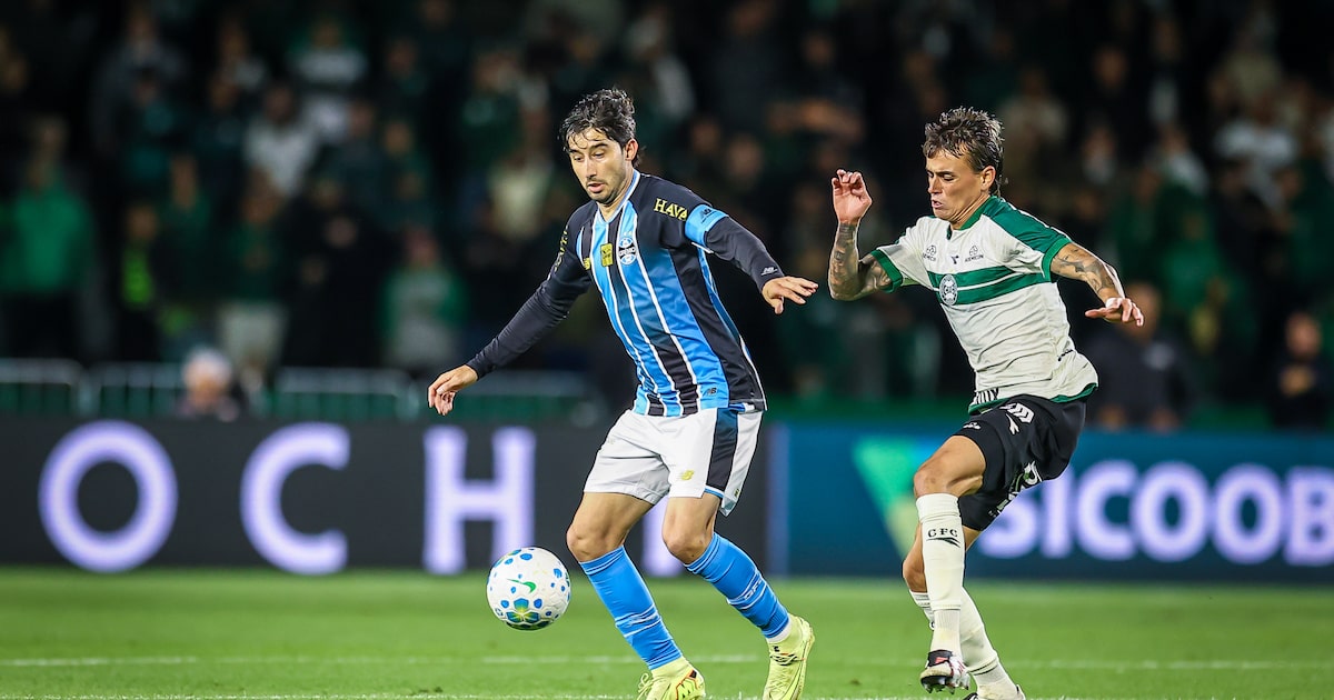 Grêmio vence Coritiba, respira no Z-4 e afunda o Corinthians na zona de rebaixamento do Brasileirão