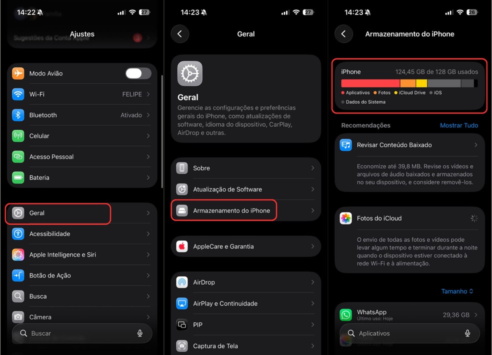 Celular com memória cheia? Veja o que apagar sem perder fotos importantes