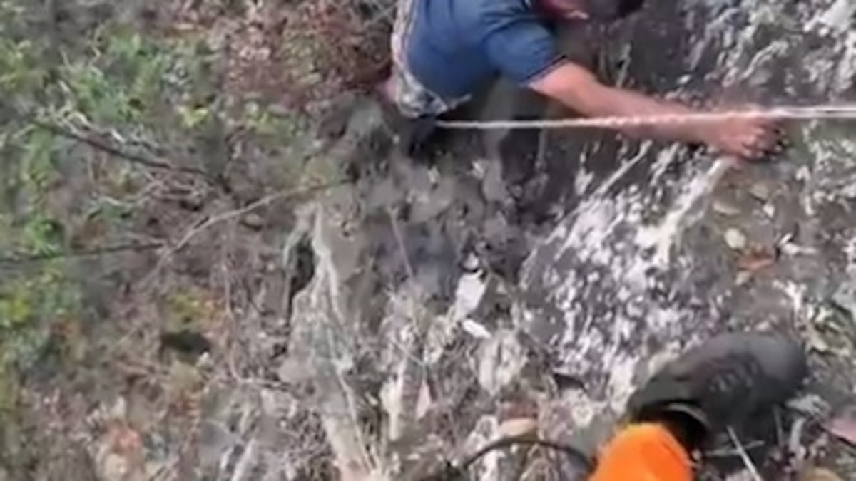 Homem escorrega ao tirar selfie e fica preso à beira de precipício por 11 horas no Tocantins