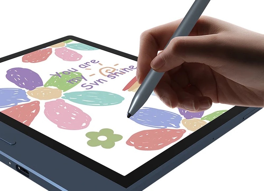 Imagem ilustrativa do BIgme B7, tablet e-ink com Android e 4G — Foto: Divulgação/Bigme